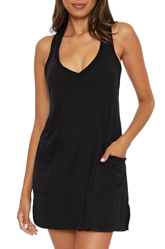 BECCA womens Beach Date V-neck Dress, Casual, Beach Cover Ups for Women