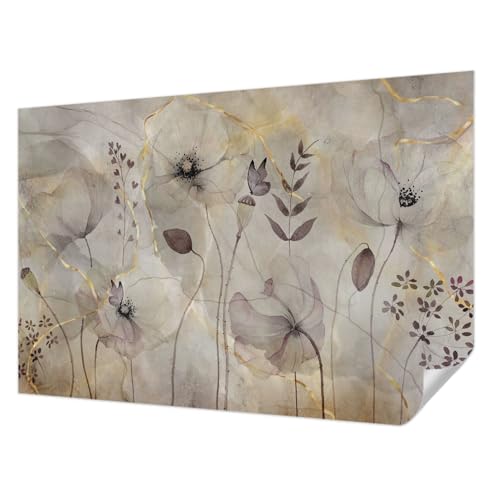 Papier peint auto-adhésif haute qualité Tulup moderne fleurs délicates - 2