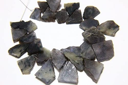 Moss Iolite pierres naturelles pour créer des bijoux bohèmes d'été