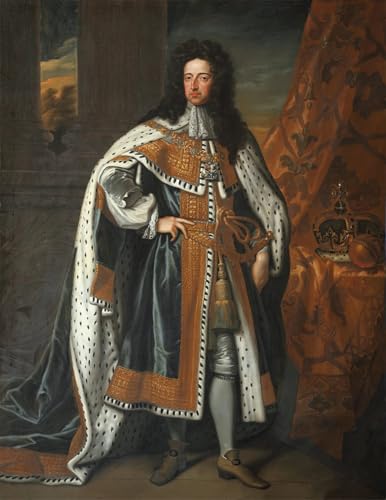 Tableau toile salon et bureau : affiche d'art Guillaume III pour une décoration murale 60x90