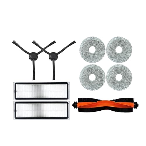 Robot Vacuum Cleaner Main Brush/Side Brush/Filter/mop Cloth,Compatible for Xiaomi S20+ B108GL Spare Parts .Robot Vacuum Replacement Parts