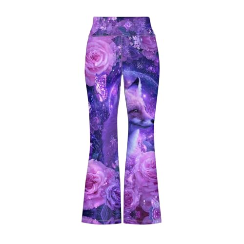 Flared Yoga Pants for 5-14Y Girls Casual Wide Leg Sweatpants Kids Soft Long Trousers2
