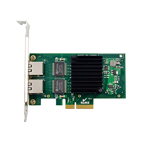 Carte Réseau PCIe 6 Ports Gigabit Ethernet RJ45 - Intel I350 - NEUF