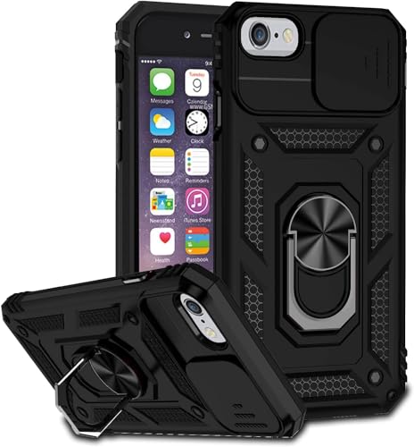Ya en manzanajugosa.com: Movilear Funda Carcasa Armor para Apple iPhone 16e 5G / SE 4 5G, Antigolpes Cubierta de Camara Deslizante para Proteger con Soporte Giratorio de Anillo Color Negro Armadura Antigolpes FANA2