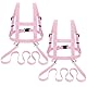 2 Stück Rosa Pferdeleine zum Spielen für Kinder Verstellbarer Pferdeleine Kinders Pferdegeschirr für Kinder zum Spielen Spielhilfen für Reiten Skifahren Rollenspiele etc