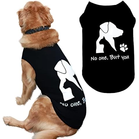 Matching Dog Shirt/Owner T-Shirts, Family Clothes for Pet, Puppy Sleeveless Vest Outfits, Mommy/Womens Costumes Sweatshirt, Athletic Tops Apparel for Dogs Cats (5XL, Black - Pet) Cover
