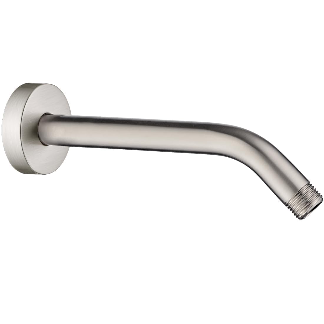 Bright Showers Shower Arm With Flange 10 Inches Solid Brass Shower Head Extension Arm Wall Mounted Shower Pipe Arm For Rainfall Shower Head And Handh 850037333431