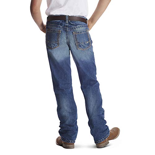 Ariat Boy's B4 Relaxed Boundary Bootcut Jeans2