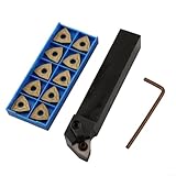 [Haute usinage] : ce porte-outil de tournage de tour de 20 mm MWLNR2020K08 est livré avec 10 inserts en carbure WNMG0804, conçus pour les opérations de finition de métal et de semi-finition. Les inserts en carbure offrent une excellente résistance et ténacité, offrant une coupe constante et stable pour les machinistes professionnels.