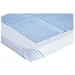 Medline NON24335 Disposable Tissue/Poly Flat Stretcher Sheets, 40" x 90", Blue (Pack of 50)