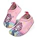 Aisprts Badeschuhe Kinder, Aquaschuhe Mädchen Jungen, rutschfeste Barfuß Schwimmschuhe Wasserschuhe Strandschuhe für Baby Baden, Wasser Spielen, Rosa Meerjungfrau, 22/23 EU