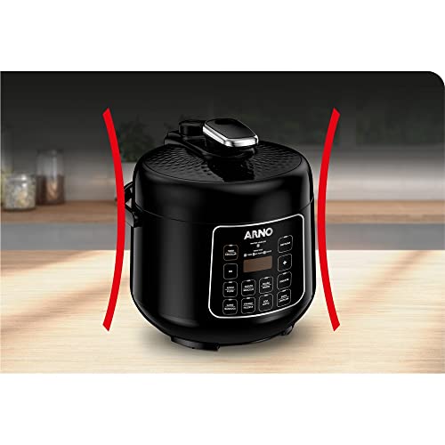 Panela de Pressão Elétrica Arno Digital Compacta 2,5L - PP25