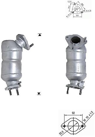 Catalytic Converter Mazda 323 2 0td 1998 Cc 74 Kw 101 Hp Fr 10 00 Amazon Co Uk Automotive
