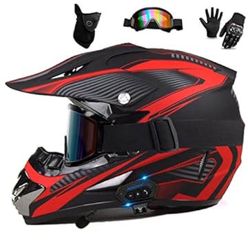 dirt bike helmet with built in bluetooth