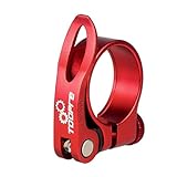 Compatibilité : accessoire spécialement conçu pour tous les types de vélos (VTT, vélo de route, vélo de ville, vélo pliable ou vélo électrique). La pince de 31,8 mm est compatible avec les tiges de selle de 27,2 à 28,6 mm. La pince de 34,9 mm est compatible avec les tiges de selle de 30,4 à 31,6 mm.