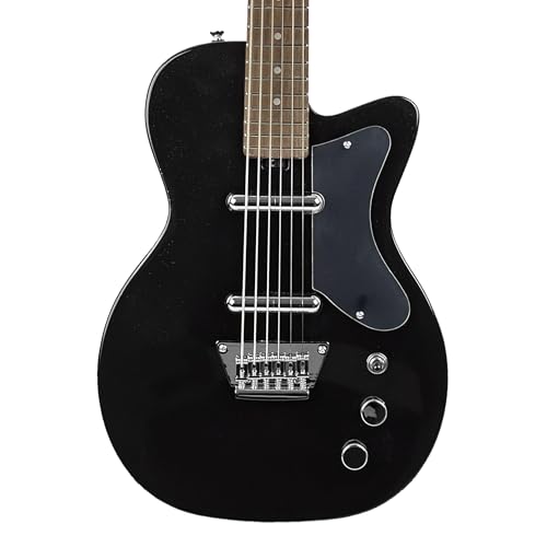 Silvertone 1373 Baritone Guitar - Black Silver Flake