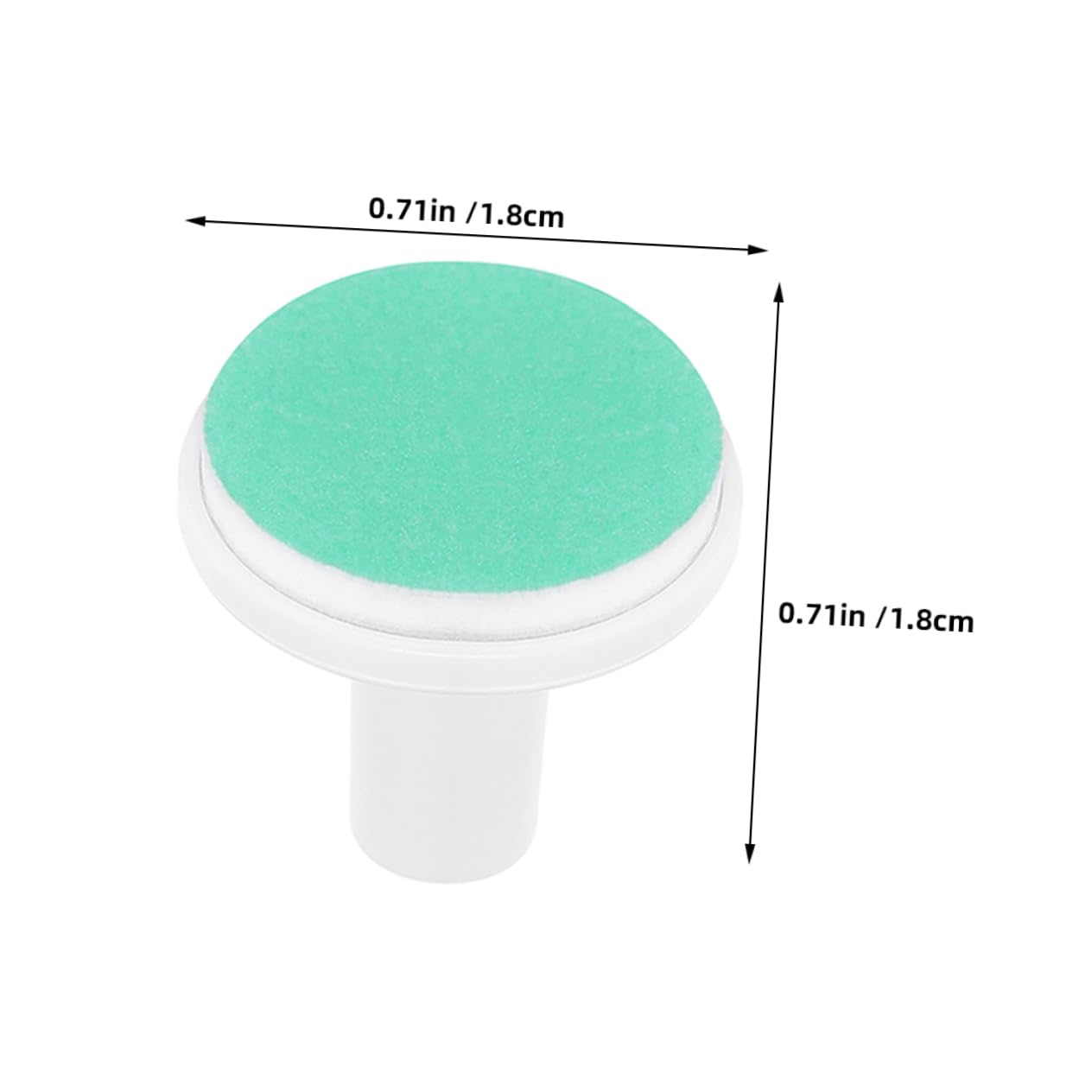 PERSELOSO Baby Nail Grinding Heads 24pcs Replacement Pads for Electric Nail Trimmers Safe Easy for Boys and Girls