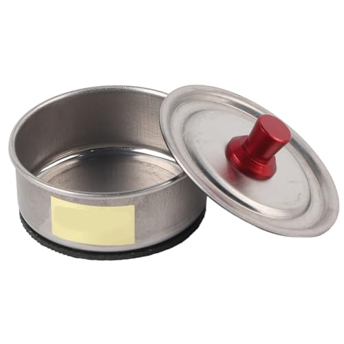 LIYJTK Tarro de Lavado de Aceite para Relojes, Accesorio de reparación y Limpieza de Relojes de Acero Inoxidable para Mantenimiento del Movimiento del Reloj
