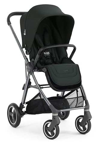 Babystyle Oyster Gravity Plus - Cochecito de bebé con protector de lluvia, color verde oliva negro hasta 22 kg