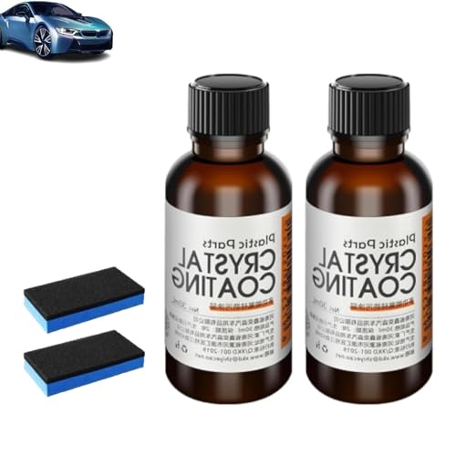 Car Plastic Plating Refurbishing Agent, Crystal Coating for Car Plastic Parts, Nano Coating Agent, for DIY, Automotive, Easy to Use (2)