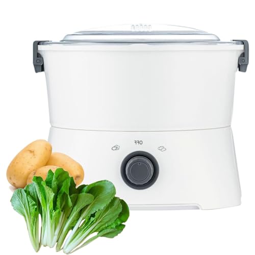 Dfdieratve Electric Potato Peeler, Automatic Potato Peeler Commercial Vegetable Fruit Peeling Machine One-Button Drive Portable Potato Peeler Spinner for Household Home Kitchen Restaurant Use