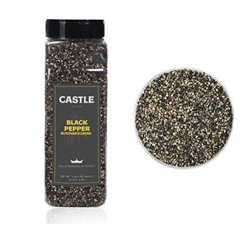 Castle Foods Butcher\'s Grind Black Pepper Cracked, 1 lb - Thumbnail 4