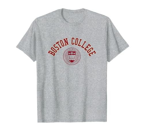 Boston College Arch Seal Light Gray | BC Eagles T-Shirt