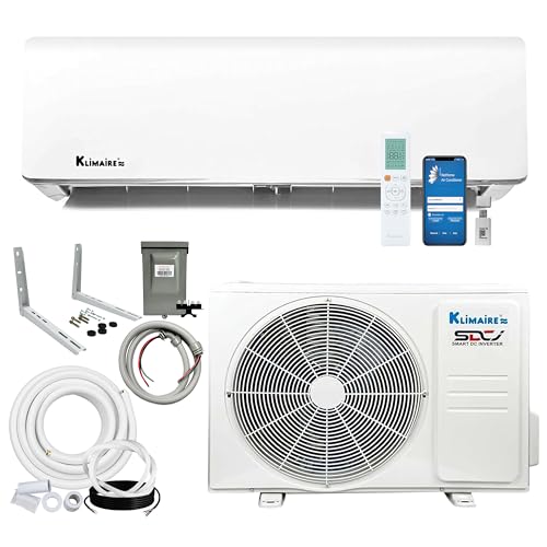 Klimaire 12,000 BTU 20.8 SEER2 Ductless Mini-Split...