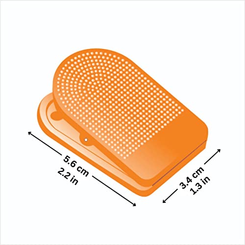 Image of Soni Officemate Paper Clips | Pack of 12 | 5.6 cm x 3.4 cm | Durable & Reusable | Bookmark Clips for Books, Page Holder Clips for Reading, Paper Bookmark Clip for Students, Office & School Use