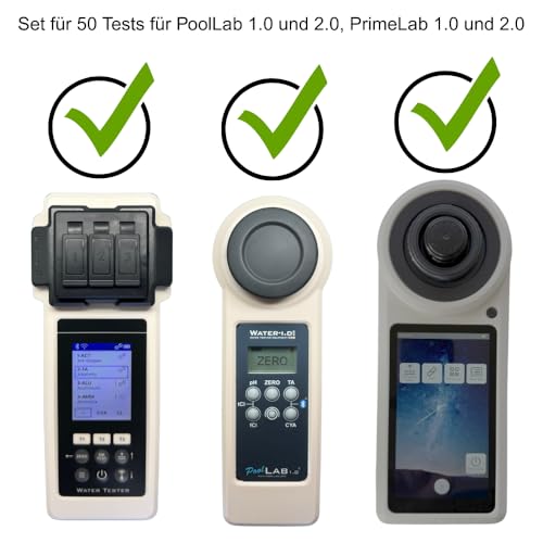 Alkalinity-M für PoolLab 1.0 & 2.0 – Reagenz zur Messung der Säurekapazität (Alkalinität) | 0,0–200 mg/l (ppm) – Haltbarkeit: 2 Jahre – 50 Tabletten (TbsPTA50)