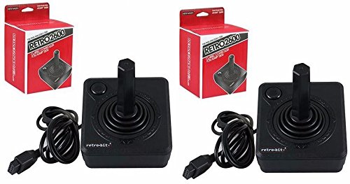 2x NEW Atari Joystick Controllers for Atari 2600