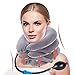 Hals Zugvorrichtung, Aufblasbarer Halskragen, Nacken Cervical Traction, Nackenstütze, Aufblasbar Cervical Zugmechanik, Verstellbares Kopf-und Nackenmassagegerät, Lindert Nackenschmerzen