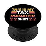 Das ist mein Steuerverwalter-Shirt PopSockets mit austauschbarem PopGrip
