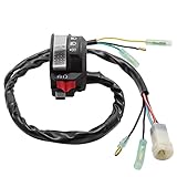 M MATI Handlebar Switch Control Start Stop Kill Headlight Button for Yamaha Breeze 125 YFA-1 1989-1994 3FA-83973-09-00 3FA-83973-01-00