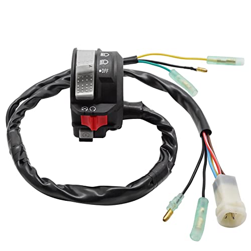M MATI Handlebar Switch Control Start Stop Kill Headlight Button for Yamaha Breeze 125 YFA-1 1989-1994 3FA-83973-09-00 3FA-83973-01-00