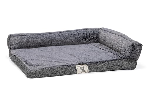 Beeztees Nano Chill Kuzzi, Orthopadisches Käfigkissen, Grau, 61 x 42 x 5 cm