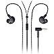 Razer Moray In-Ear-Monitor für Streaming: Hybrid Dual Driver Akustisches Design – Ergonomische Flache Form – Passive Geräuschisolierung – Geflochtene Over-Ear-Kabel – maßgeschneiderte Ohrstöpsel und