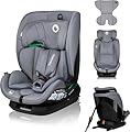 LIONELO LAVENDER I-SIZE Seggiolino auto per bambini da 76 a 150 cm Gropup 1 2 3 Installazione con ISOFIX o cintura Poggiatesta e Schienale regolabili, l'Ultimo norma R129 i-Size