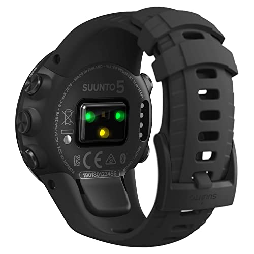 Suunto 5 Lightweight Gps Sports Watch, All Black #TOP4