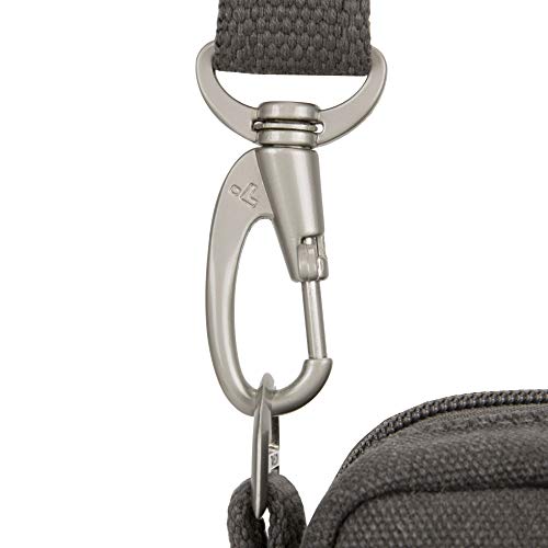 Travelon Anti-theft Heritage Crossbody Bag, Pewter