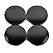 4PCS 65mm(2.56in)/59mm(2.32in) Wheel Hub Center Caps Black Base for BR3Z-1130-B Avus 2003 Wheel Rims