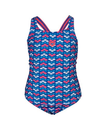 ARENA Friends Girls' Youth Swim Pro Back Swimsuit Comfortable One Piece Kids Suit Pool or Beach