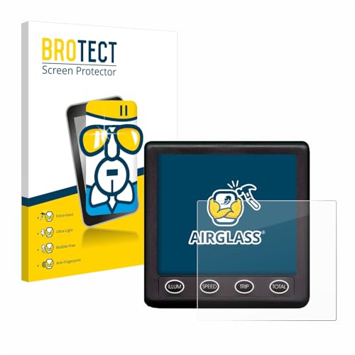 brotect Glass Screen Protector Film Compatible with NASA Marine Instruments Clipper Duet System - Glass-Foil Protection [Scratch Resistant]