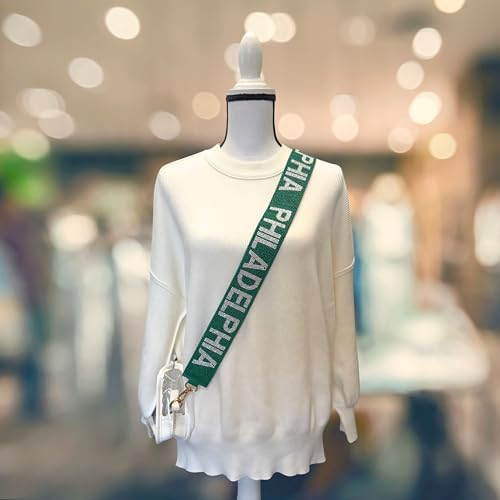 Correa de cuentas verdes de 124.5 cm para personalizar tu bolso de Filadelfia 3