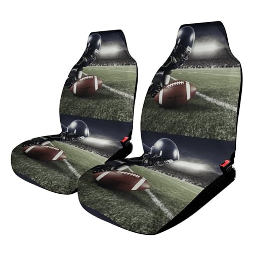 Housse de siege voiture elastique universelle football americain respirante toutes saisons
