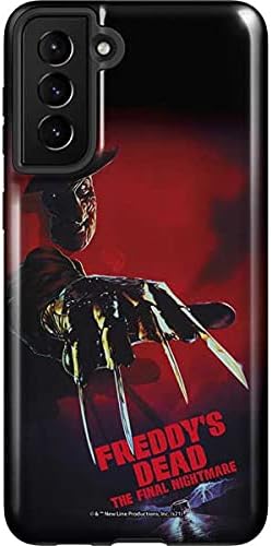 Skinit Pro Phone Case Compatible with Galaxy S21 Plus 5G - Officially Licensed Nightmare on Elm Street Freddy Krueger Slash Design
