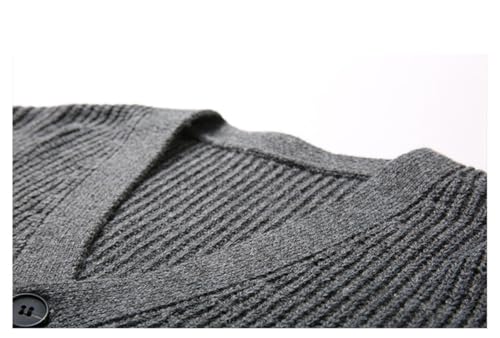 Men Winter Cardigan Solid Single Breasted Sweater Casual Warm Kintted Cardigan Mens Knitwear Sweater3