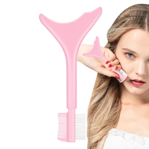 Mascara Shield | Protector aplicador de rímel, plantillas de silicona para principiantes para mujeres y niñas, pestañas superiores e inferiores