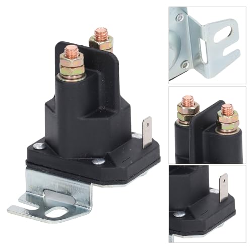 Solenóide de Partida, 12V 3 Terminais 555375GS 691656 Solenóide de Partida para Cortador de Grama pa