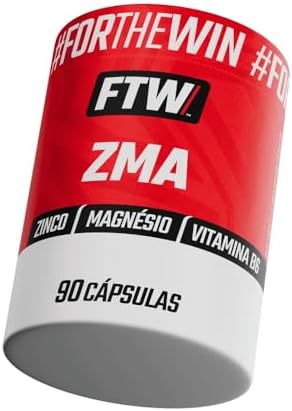 FTW ZMA 90 Cápsulas com Zinco, Magnésio e Vitamina B6 – Suplement...